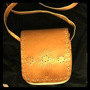 Buffalo David button leather purse